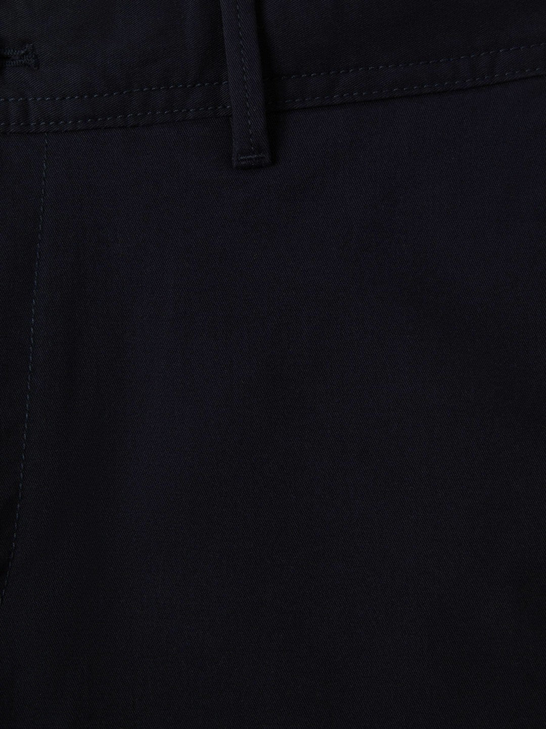 Slim Fit Washed Cotton Blend Chinos in Navy | Reiss Men Recommended