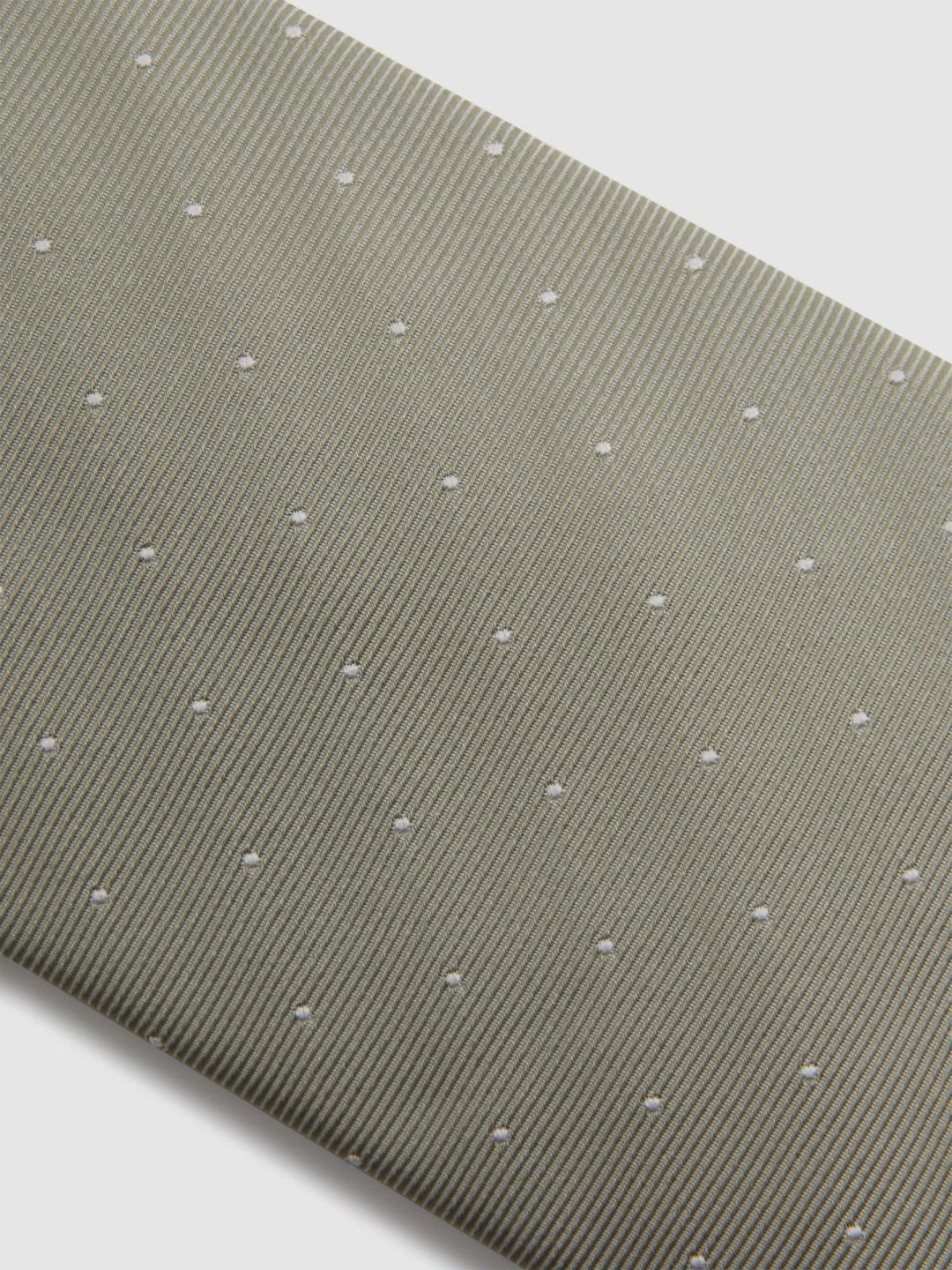 Polka Dot Silk Tie in Champagne | Reiss Men Best Seller