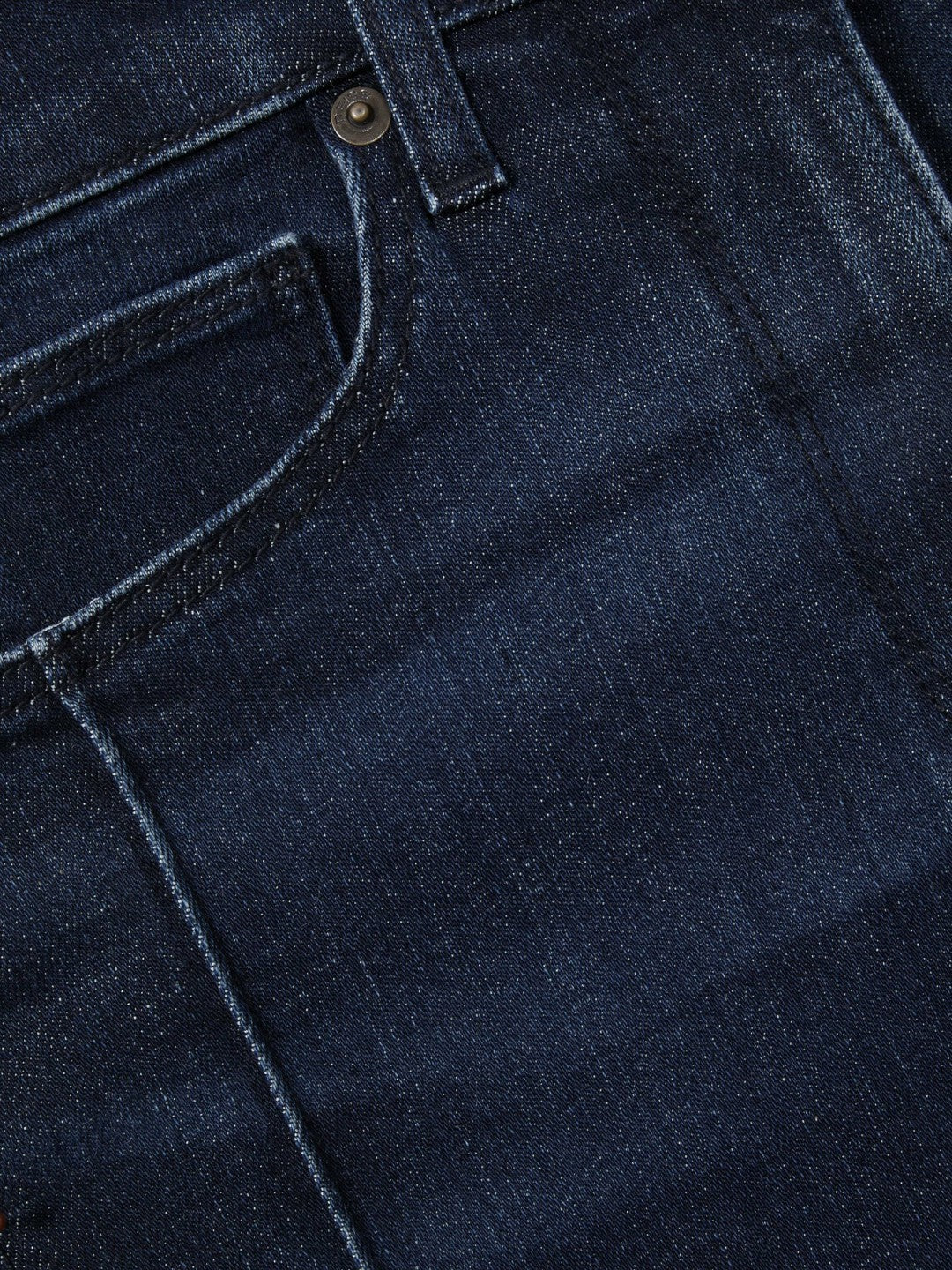 Petite Stretch-Cotton Wide-Leg Jeans in Dark Blue | Reiss Women Popular