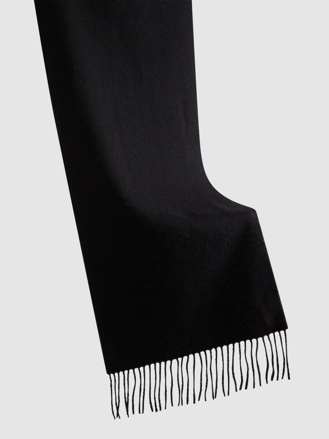 Wool and Cashmere Scarf in Black | Reiss Men Featured