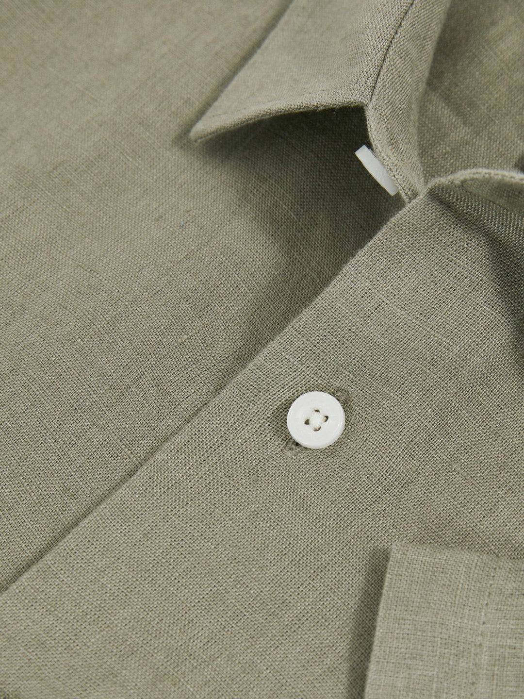 3-9 yrs Short Sleeve Linen Shirt in Thyme Green | Reiss Children & Baby Premium