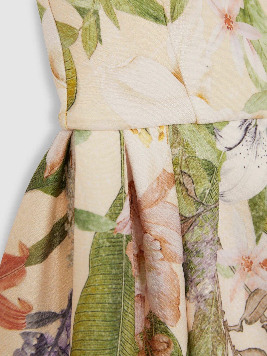 4-9 yrs Floral Scuba Sleeveless Dress in Pink Print | Reiss Children & Baby Premium