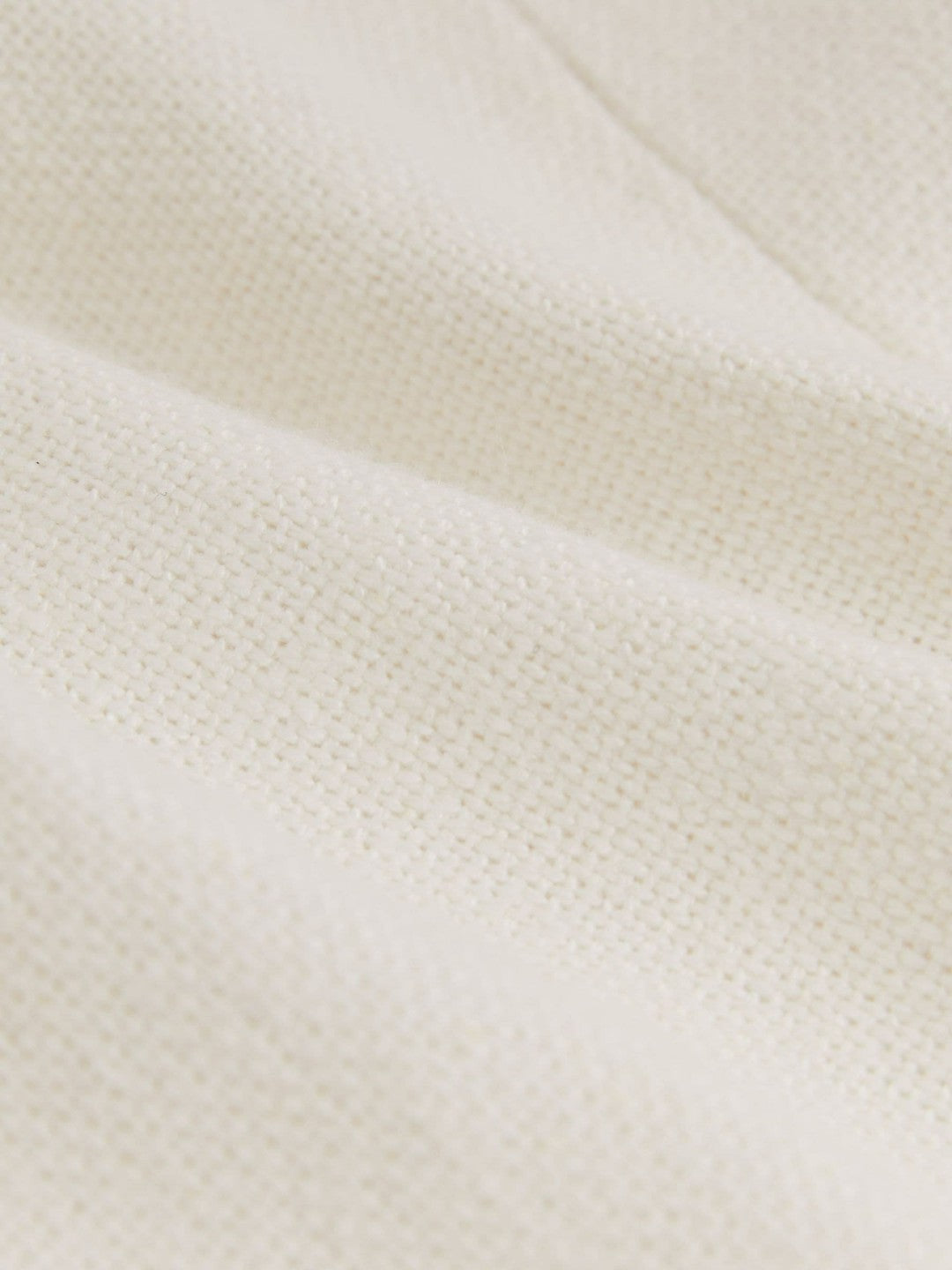 Linen-Blend Double-Breasted Suit Jacket in White | Reiss Women Trending