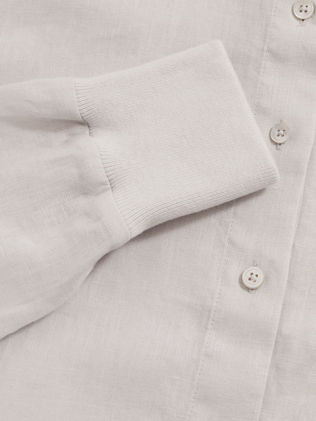 | Les 100 Ciels Linen Shirt in Soft Grey | Reiss Women Recommended