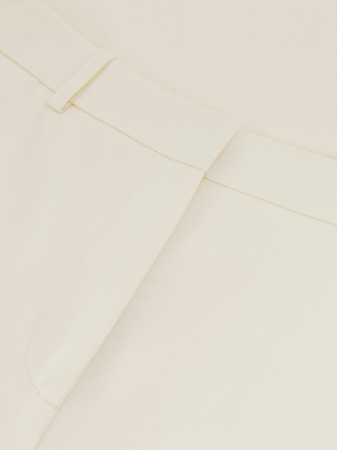 Wide Leg Tailored Trousers in Cream | Reiss Women Featured