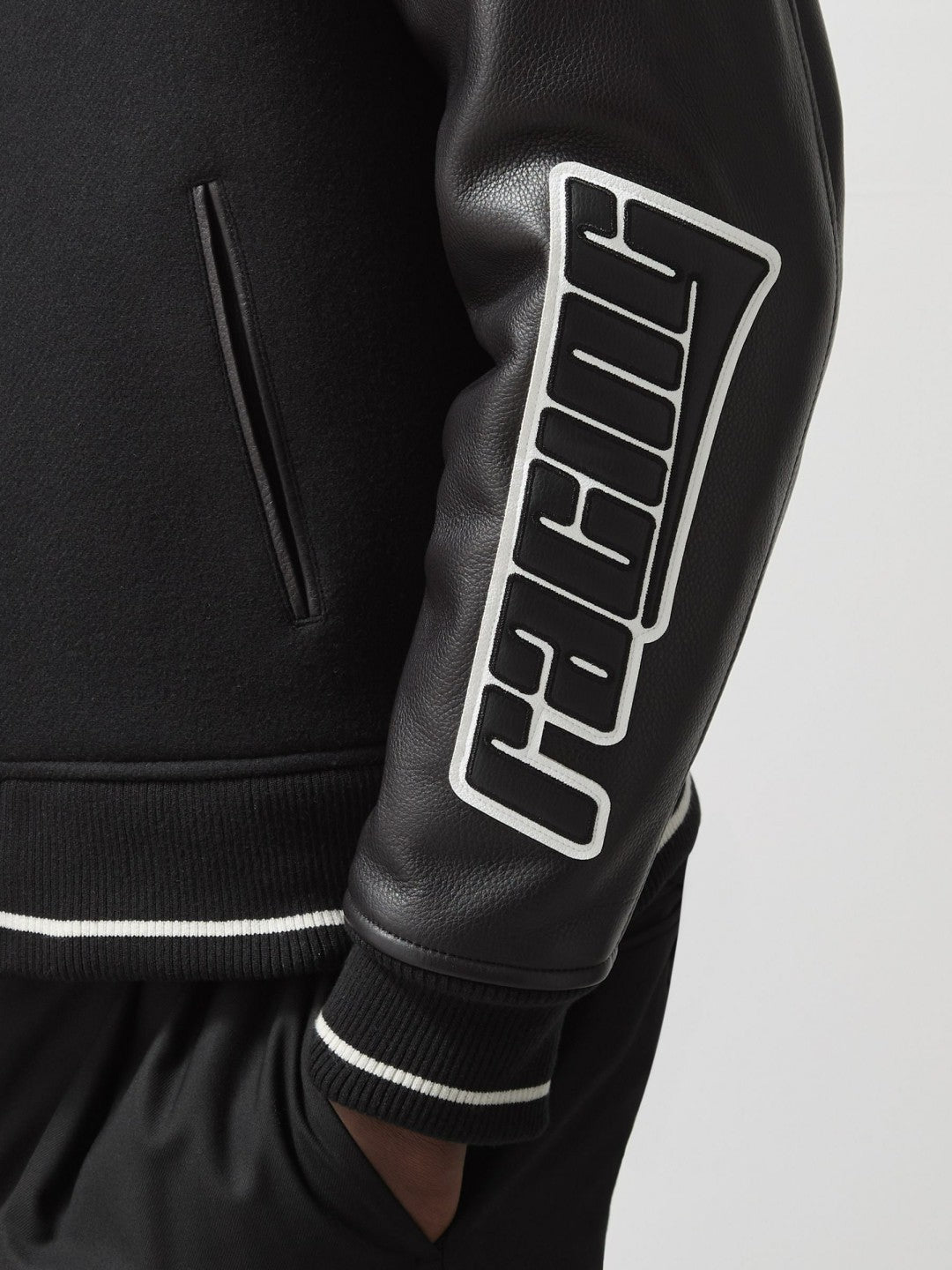 McLaren F1 Team Bomber Jacket in Black | Reiss Men New