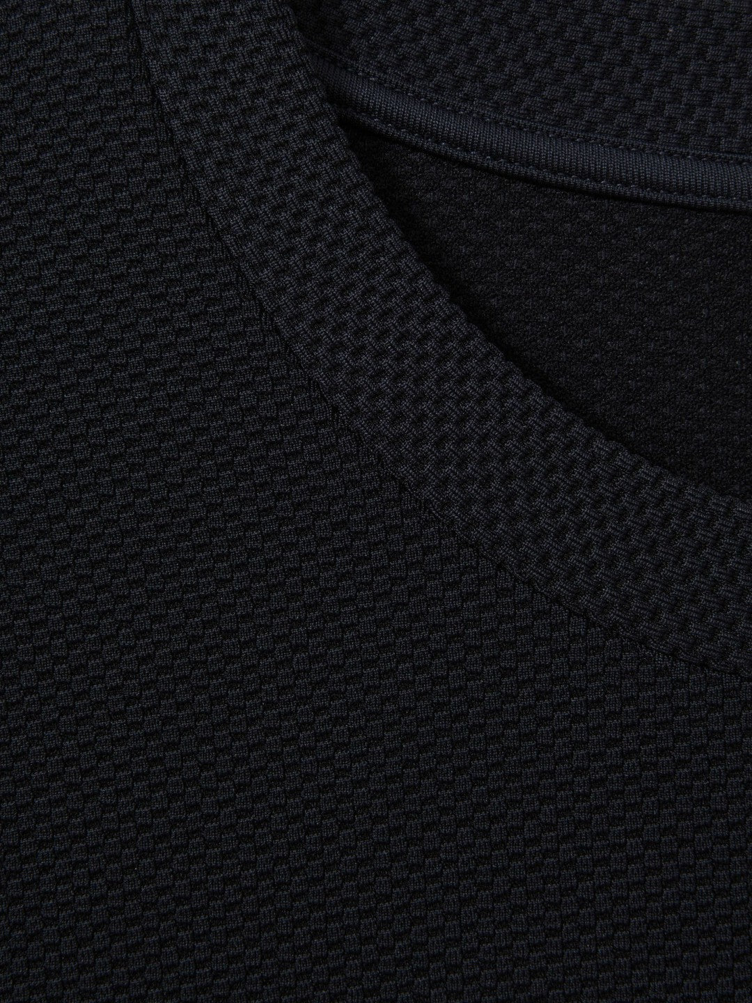 Textured Crew-Neck T-Shirt in Navy | Reiss Men Exclusive