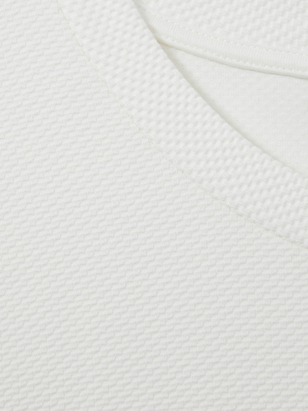Textured Crew-Neck T-Shirt in Off White | Reiss Men Exclusive