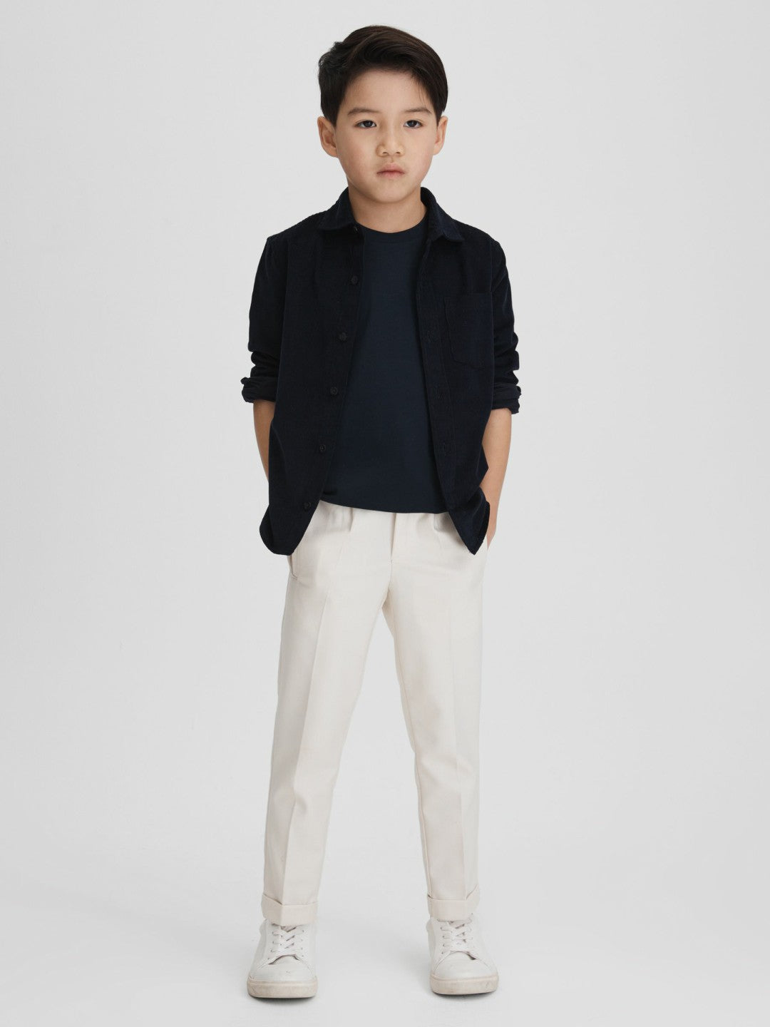 9-13 yrs Crew Neck T-Shirt in Navy | Reiss Children & Baby New