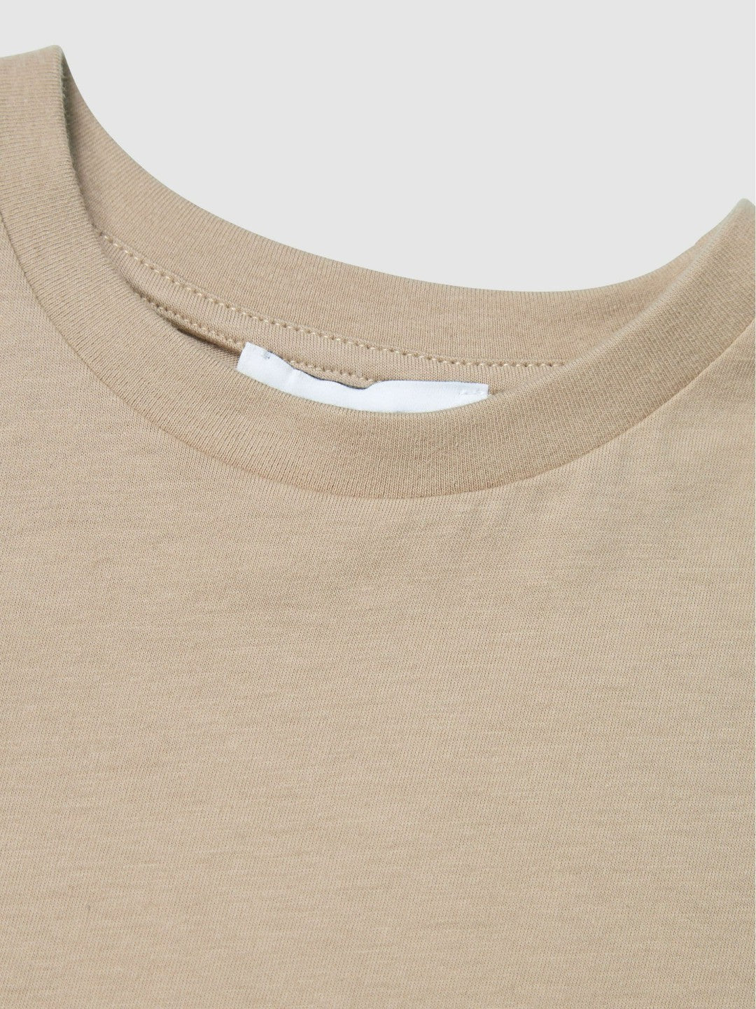 9-13 yrs Crew Neck T-Shirt in Stone | Reiss Children & Baby Recommended