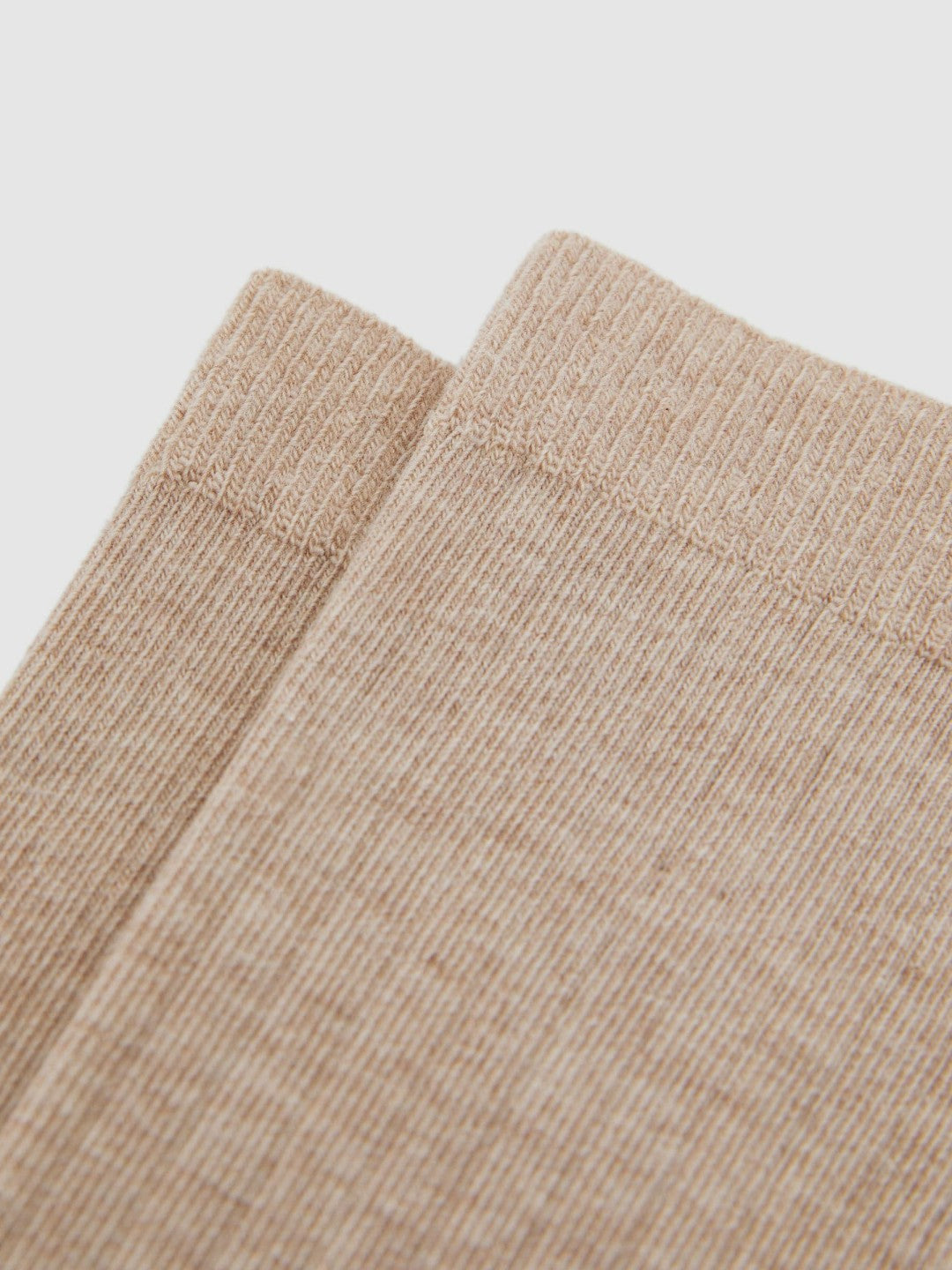 Cotton Blend Ribbed Loafer Socks in Oatmeal | Reiss Women Recommended