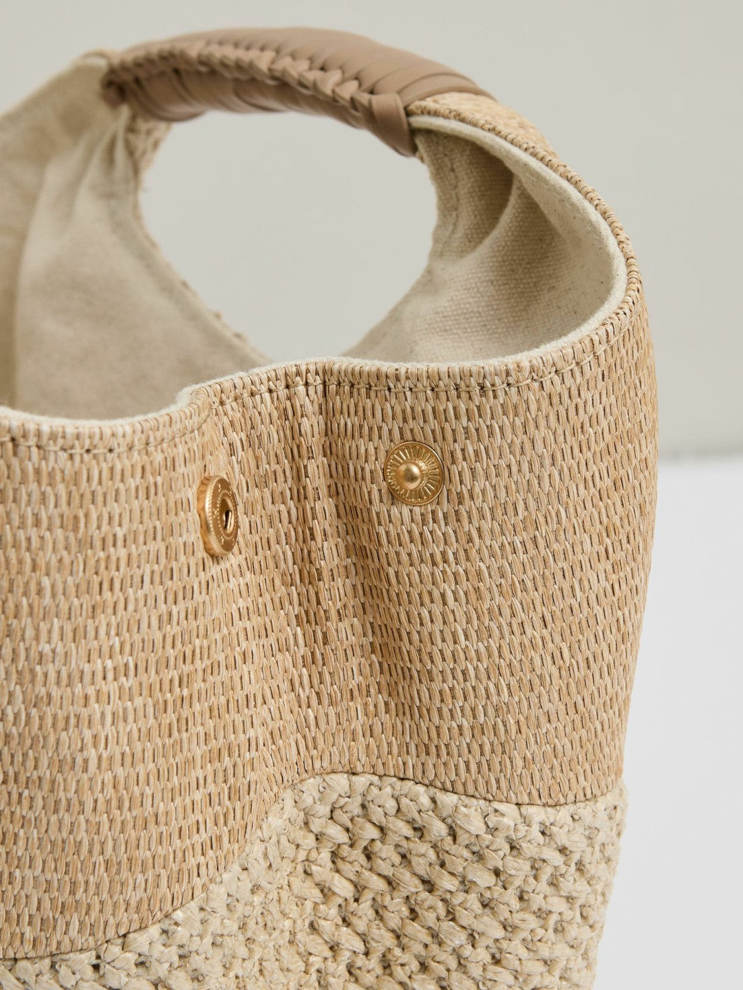 Raffia Patchwork Clutch Bag in Natural | Reiss Women New