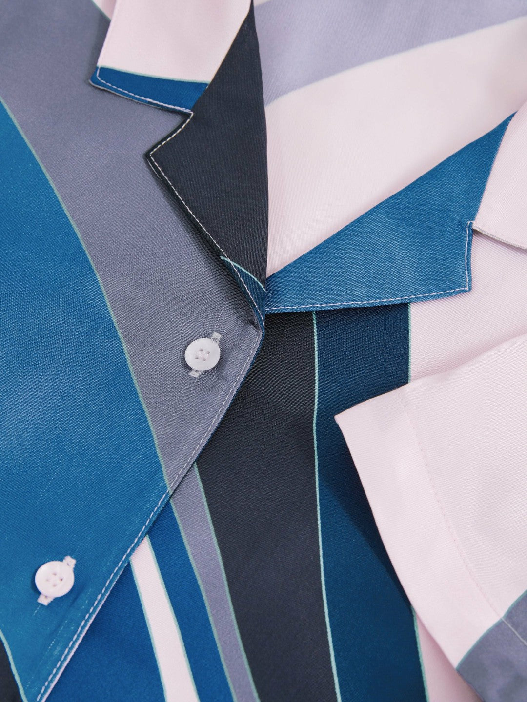 9-13 yrs Printed Cuban Collar Shirt in Blue Print | Reiss Children & Baby Exclusive