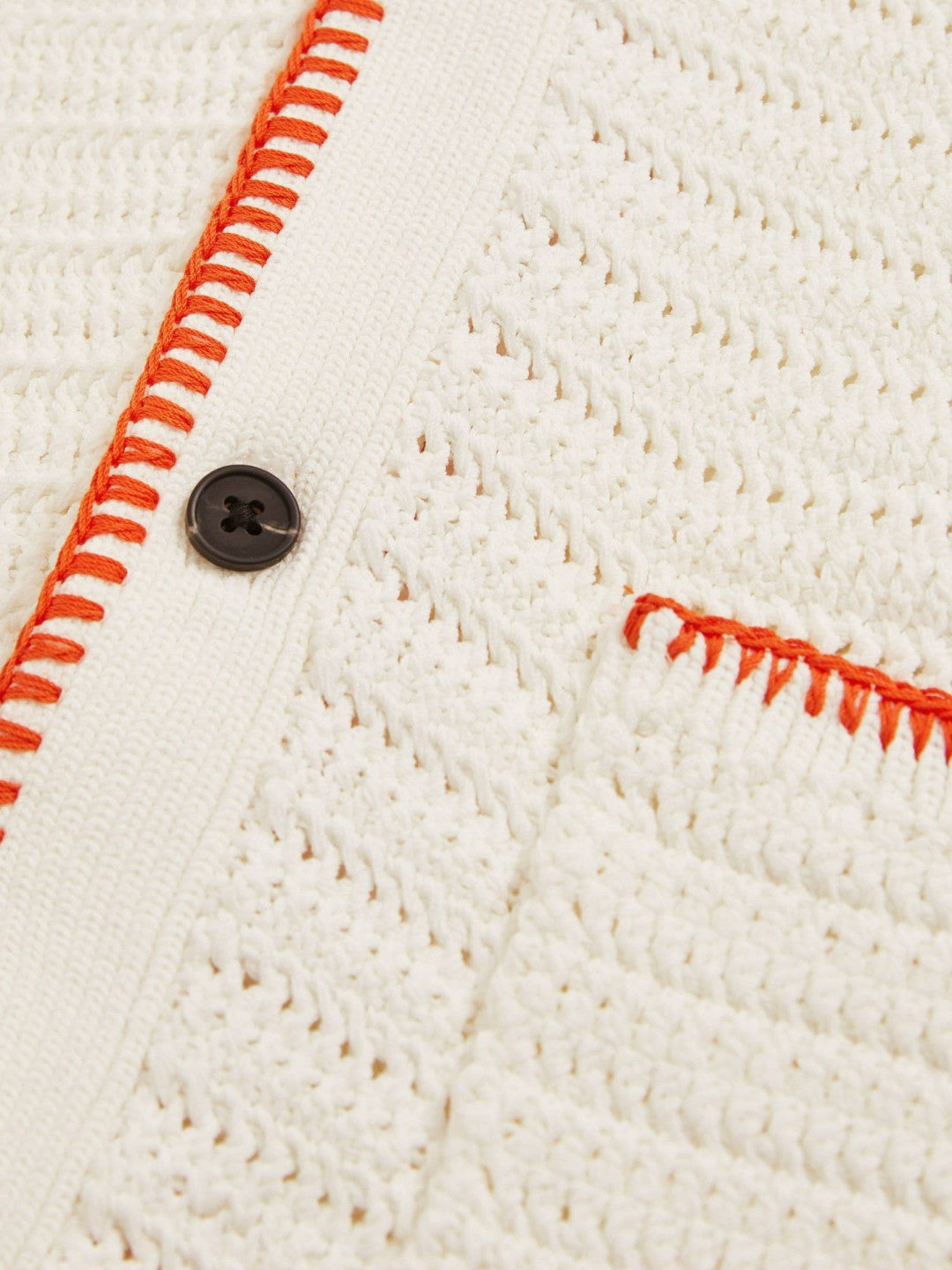 9-13 yrs McLaren F1 Team Crochet Shirt in Off White/Orange | Reiss Children & Baby New