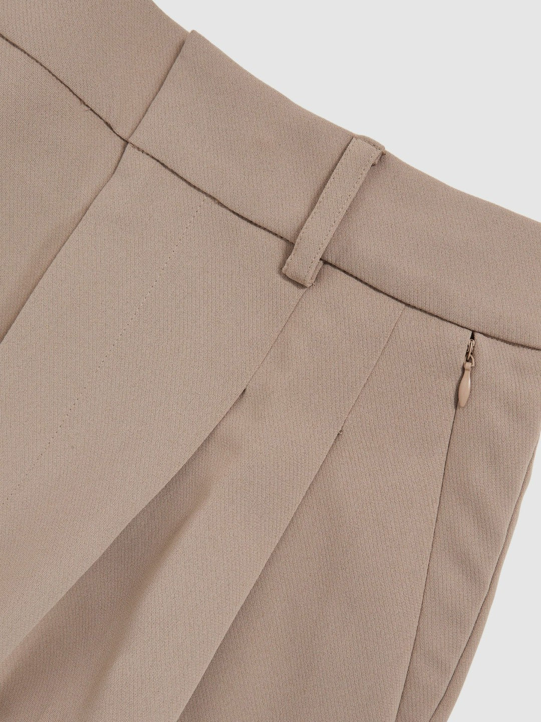Good American Tailored Trousers in Beige | Reiss Women Featured