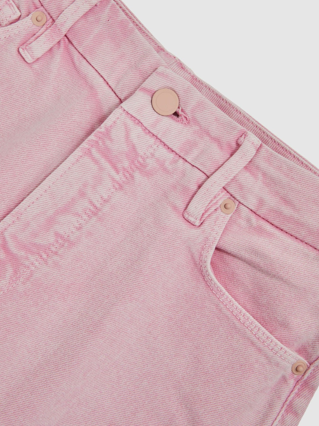 Cropped Palazzo Jeans in Rose Pink | Reiss Women Recommended