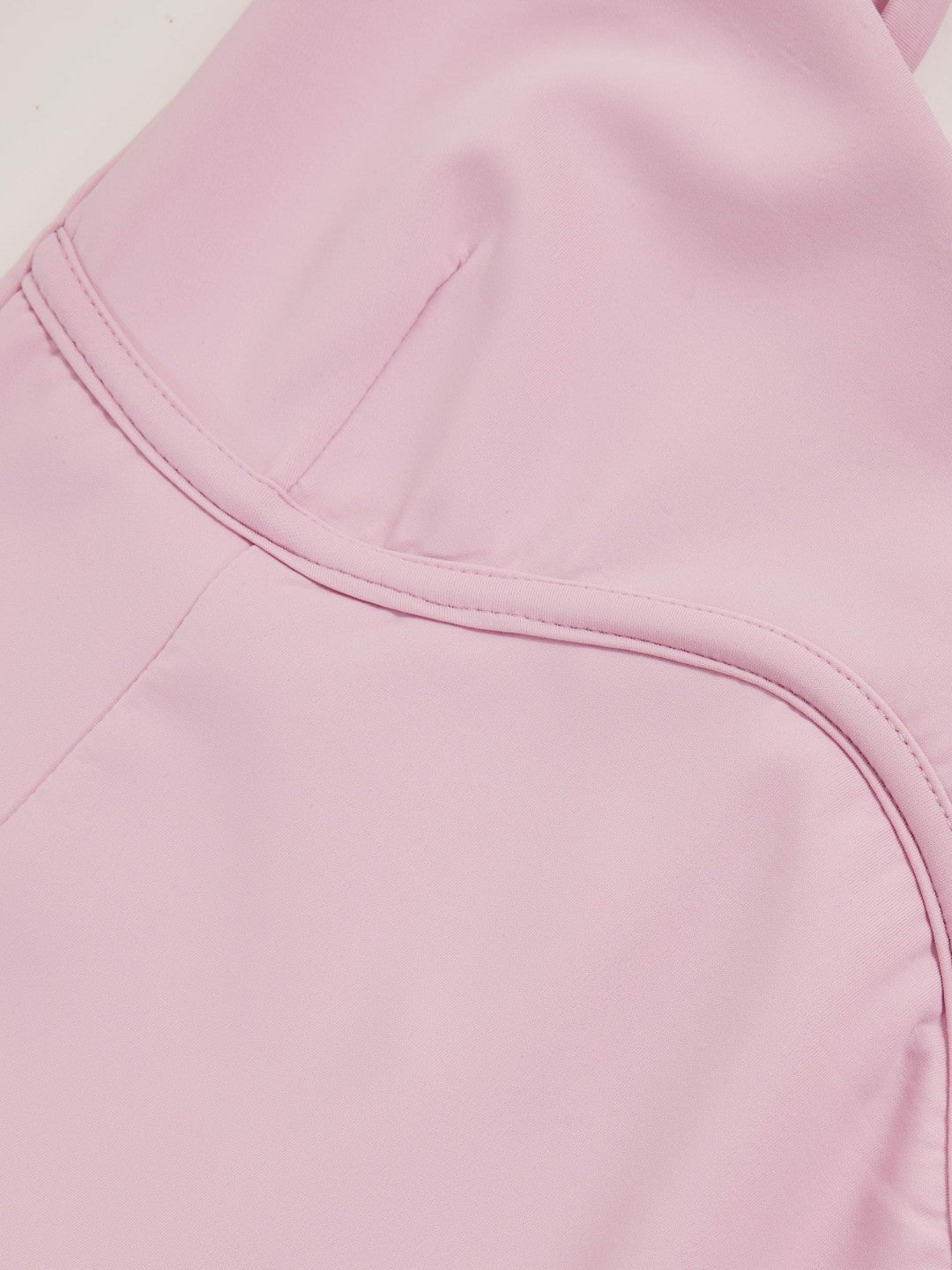 Good American Scuba Sweetheart Bodysuit in Light Pink | Reiss Women Premium