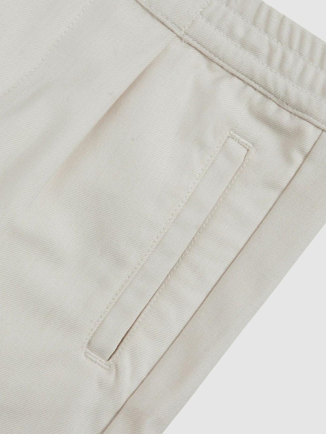 3-9 yrs Relaxed Drawstring Shorts in Off White | Reiss Children & Baby Premium