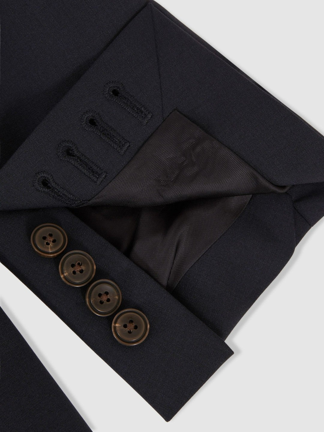 Wool-Blend Single-Breasted Suit Blazer Slim-Fit in Navy | Reiss Men Best Seller