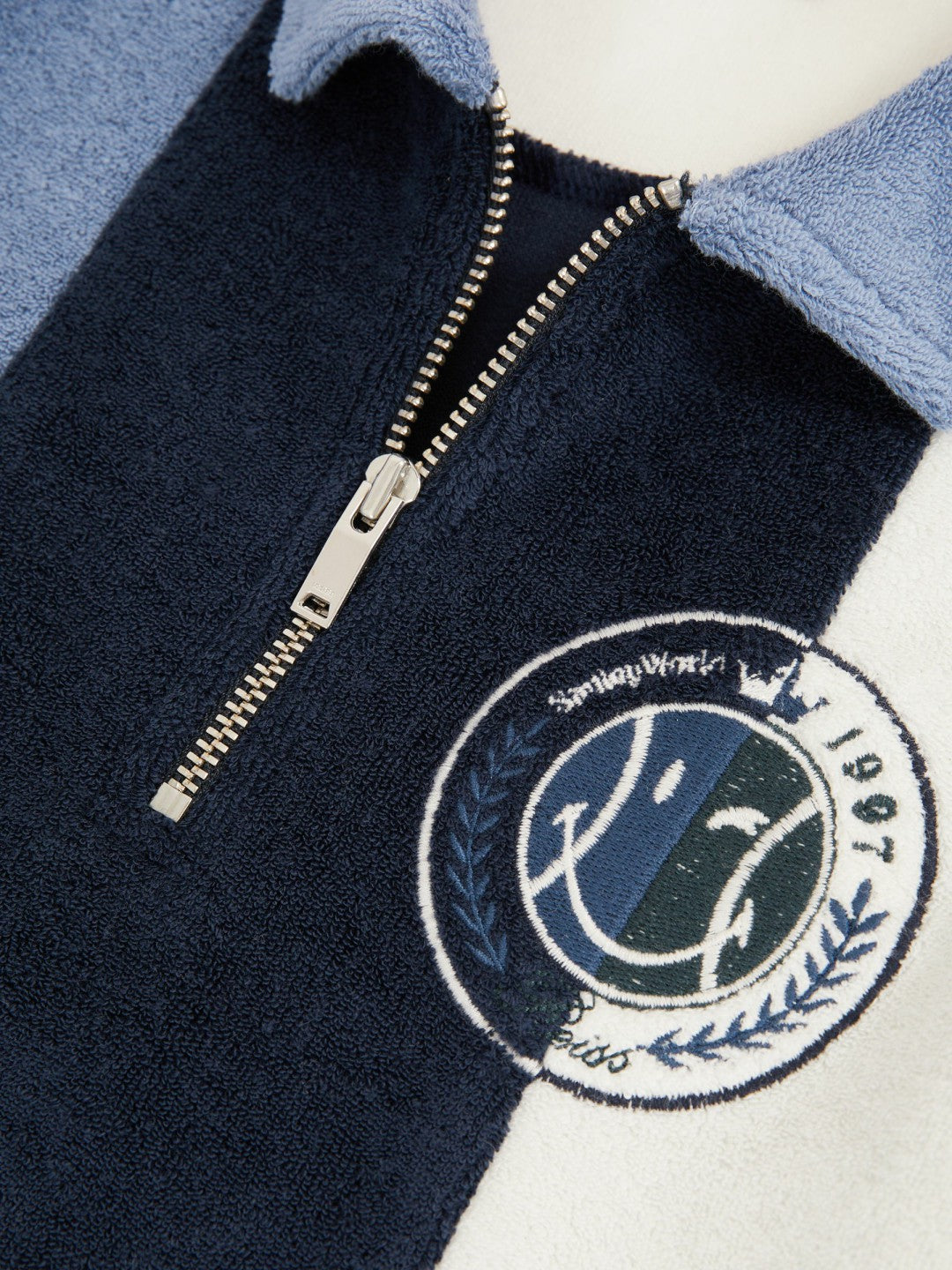 9-13 yrs SmileyWorld Towel Polo Shirt in Blue | Reiss Children & Baby Signature