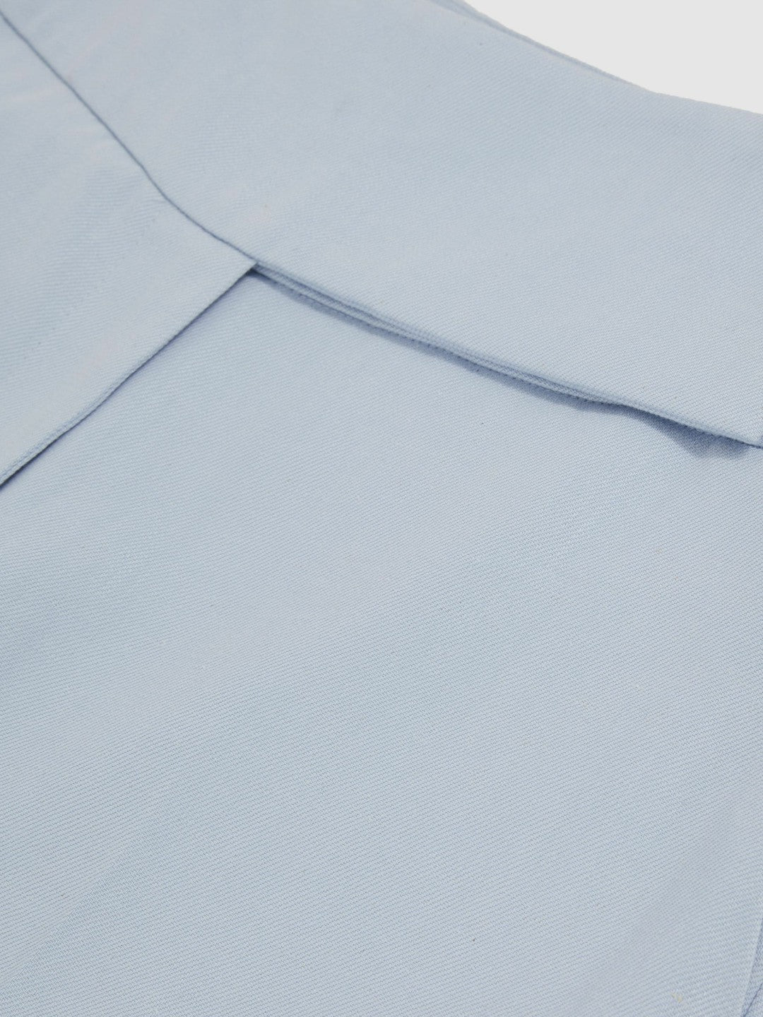 Lyocell-Linen Wide-Leg Trousers in Blue | Reiss Women Signature