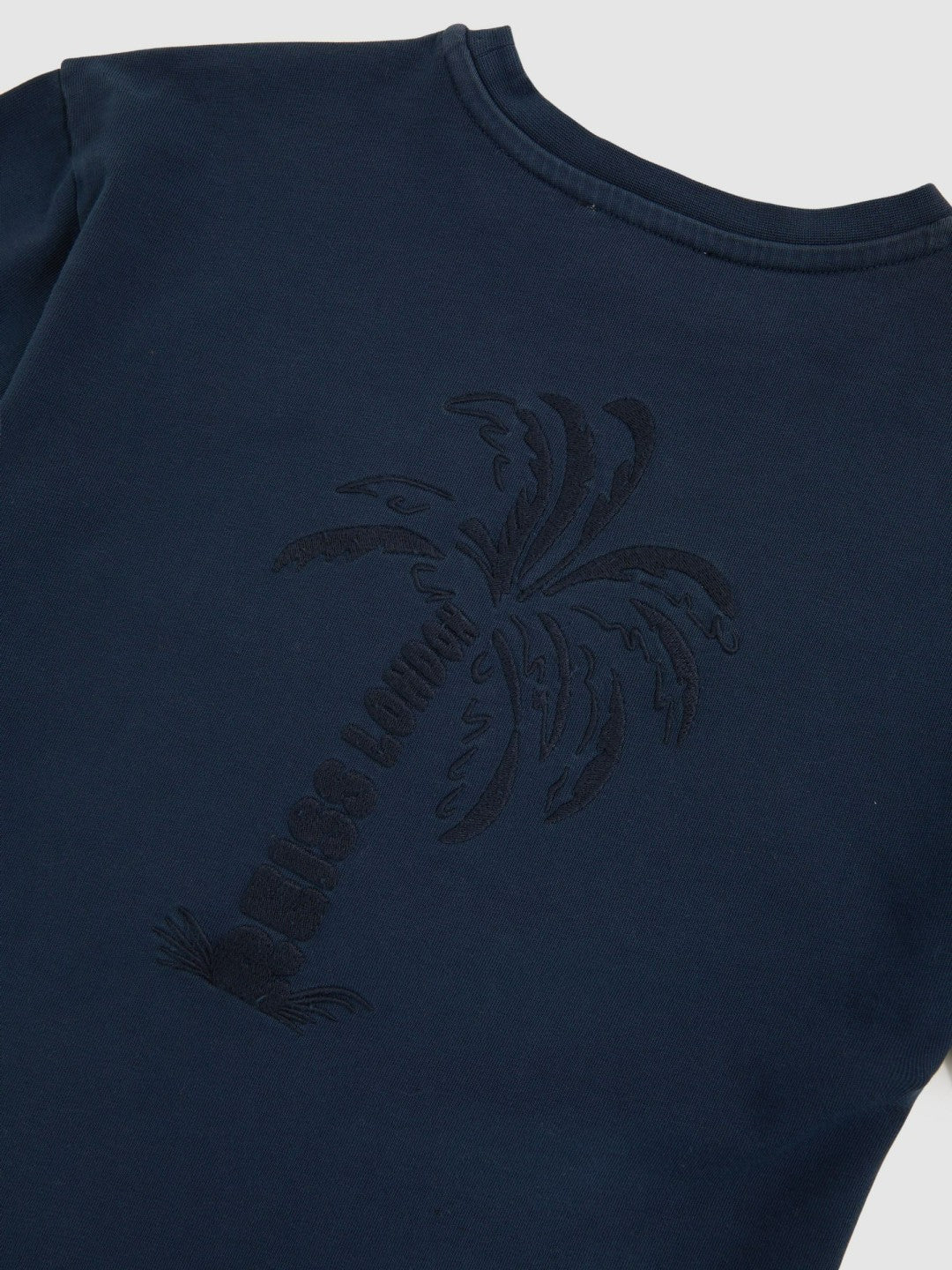 3-9 yrs Cotton Palm-Embroidery Oversize T-Shirt in Washed Navy | Reiss Children & Baby New