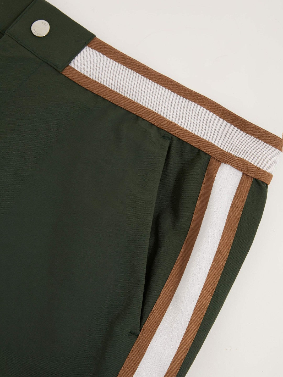 | Ché Stripe-Trim Swim Shorts in Pine Green | Reiss Men Best Seller