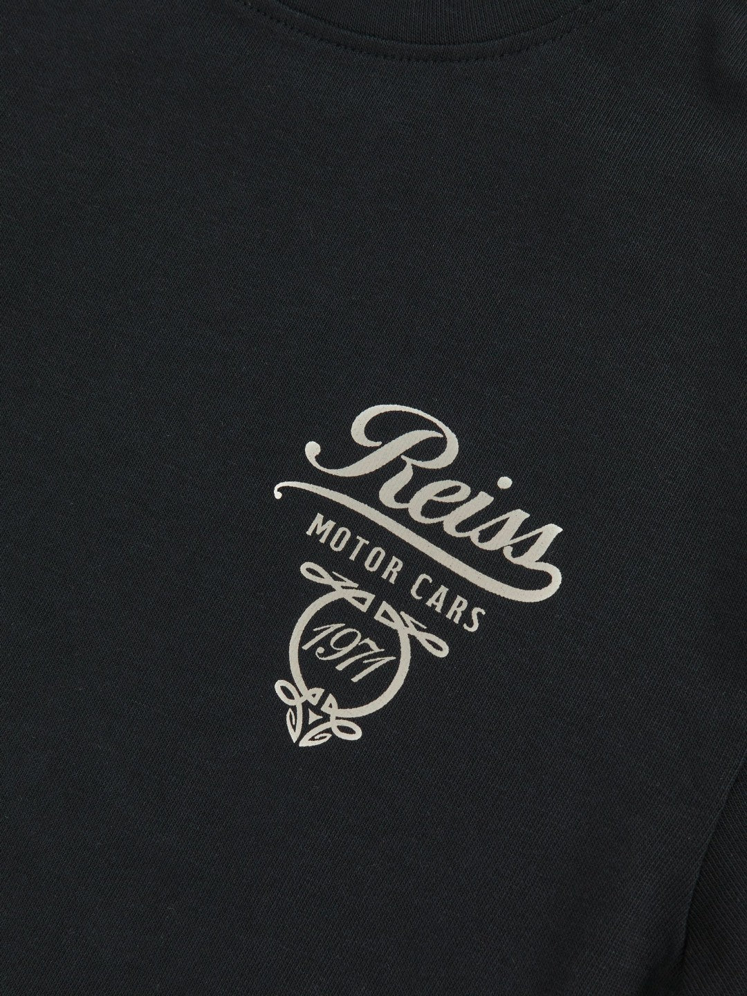3-9 yrs Cotton Motor Cars-Print T-Shirt in Washed Blue/White | Reiss Children & Baby Featured