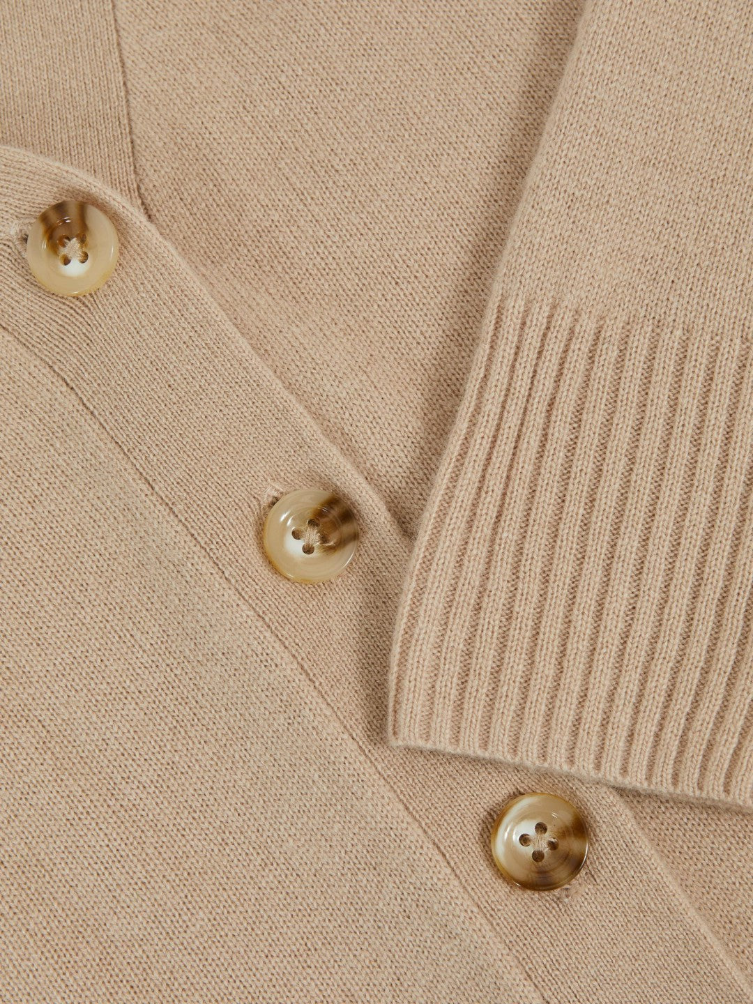 9-13 yrs Wool-Blend Fitted Cardigan With Cashmere in Neutral | Reiss Children & Baby Exclusive