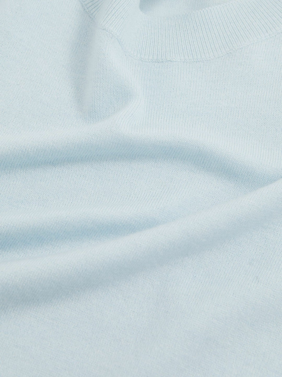 Merino Wool Crew-Neck Jumper in Blue | Reiss Women Recommended