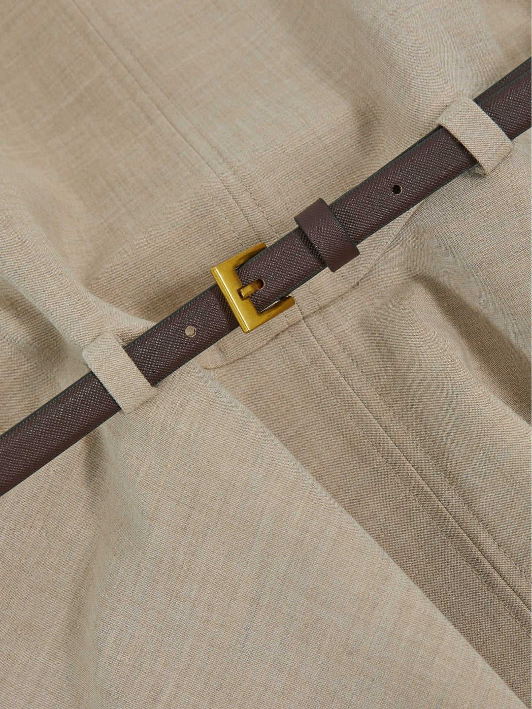 9-13 yrs Drop Waist Belted Sleeveless Dress in Neutral | Reiss Children & Baby Featured