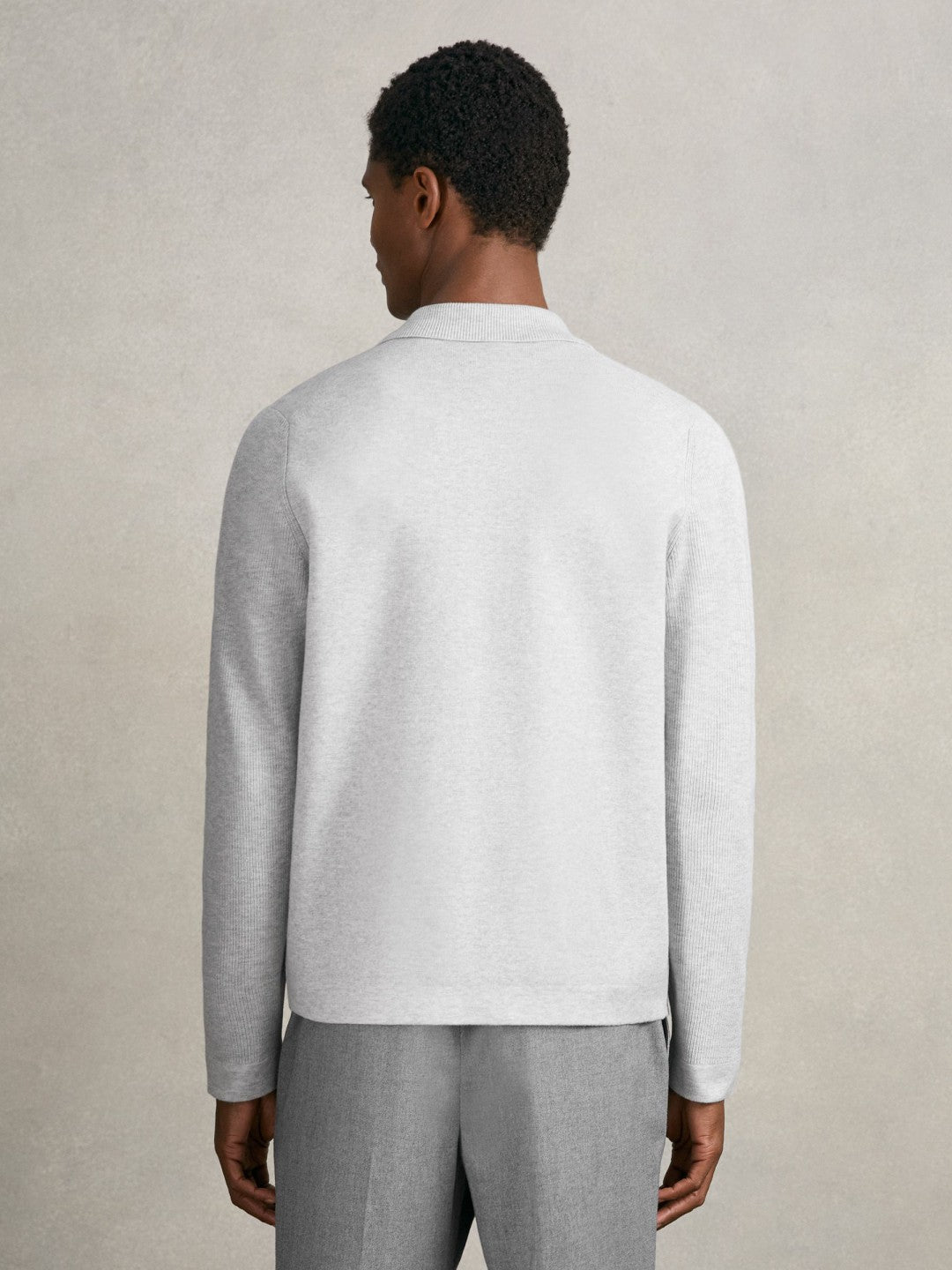 Four-Pocket Zip-Through Cardigan in Soft Grey | Reiss Men Recommended