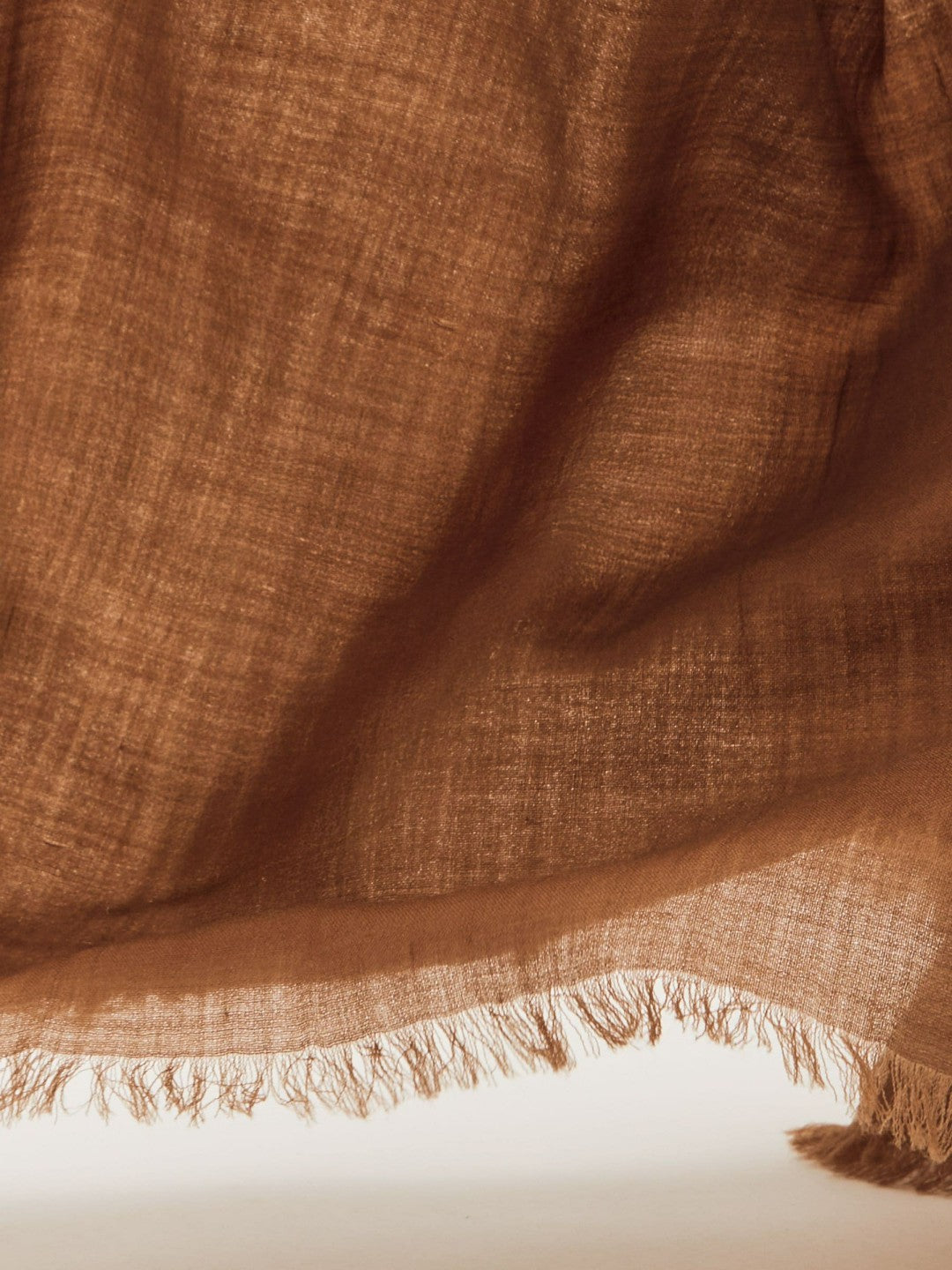 Wool-Cashmere Lightweight Scarf in Camel | Reiss Women Featured