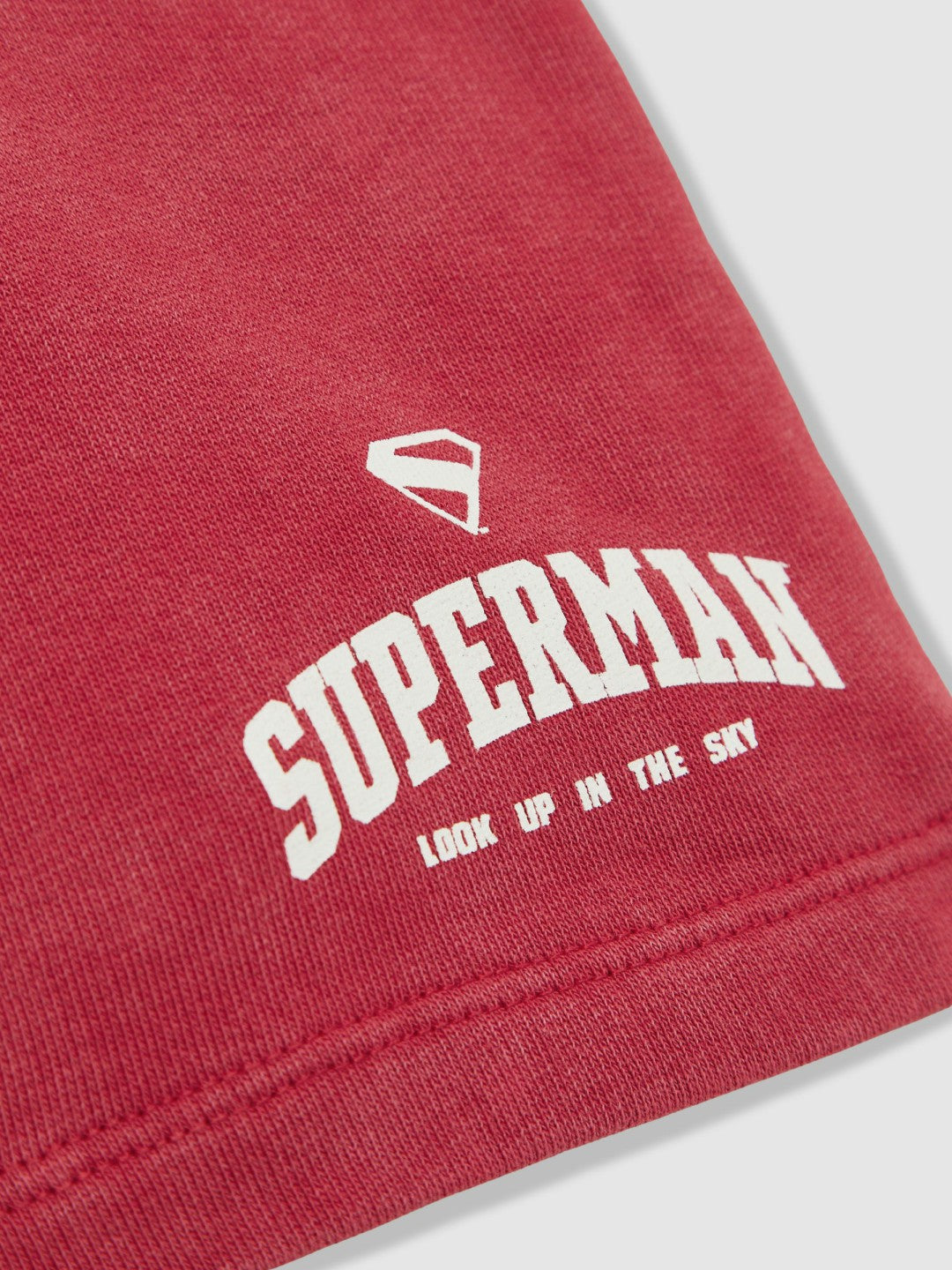 9-13 yrs Superman Cotton Logo Shorts in Red | Reiss Children & Baby Featured