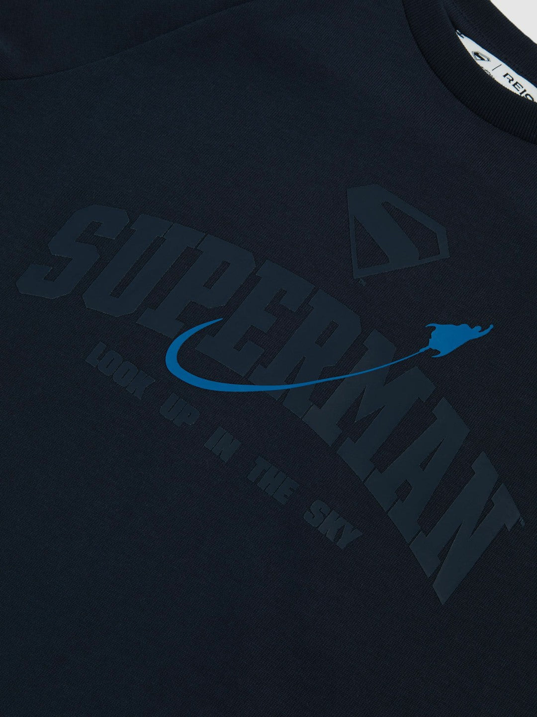 13-14 yrs Superman Raglan Logo T-Shirt in Navy Blue | Reiss Children & Baby New