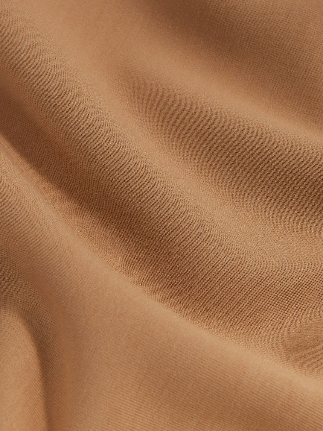 Interlock Jersey Crew Neck T-Shirt in Light Camel Brown | Reiss Men Signature