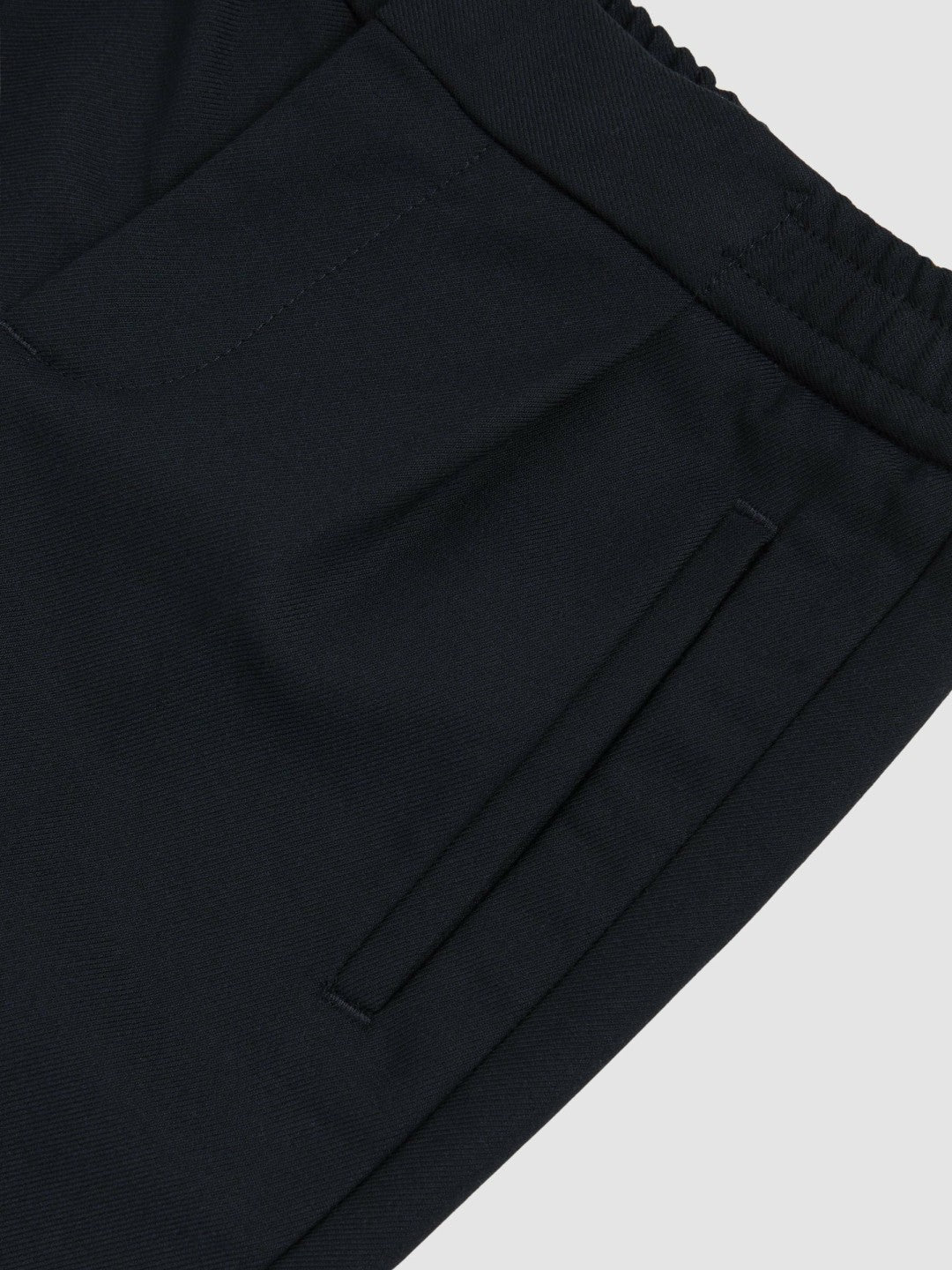 3-9 yrs Relaxed-Fit Pleated Tapered Trousers in Navy | Reiss Children & Baby Recommended