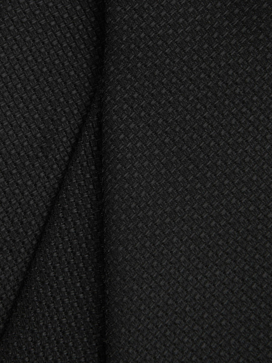 Textured Silk Blend Tie in Black | Reiss Men Recommended