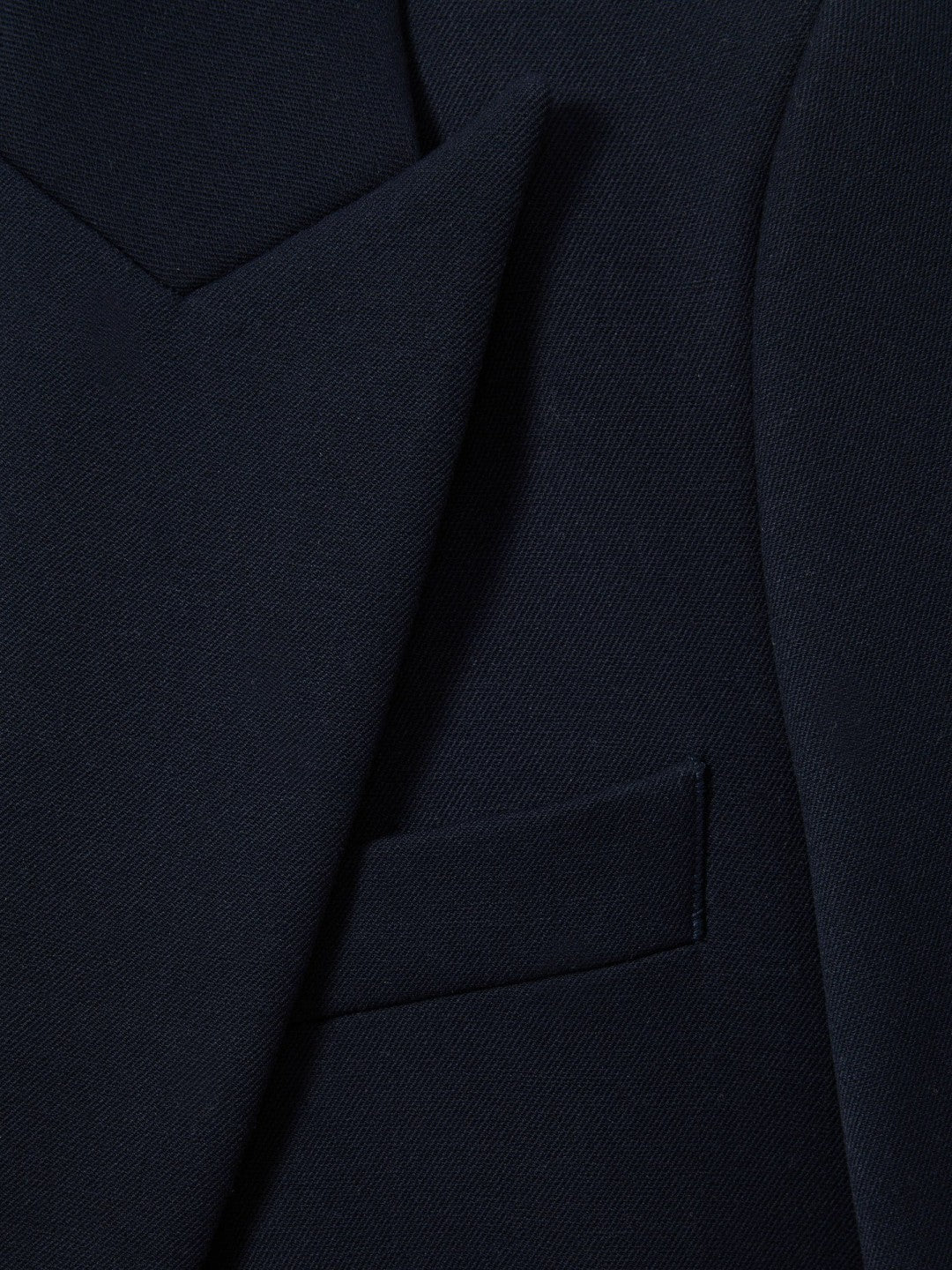 Tailored Single Breasted Suit Blazer in Navy | Reiss Women Featured