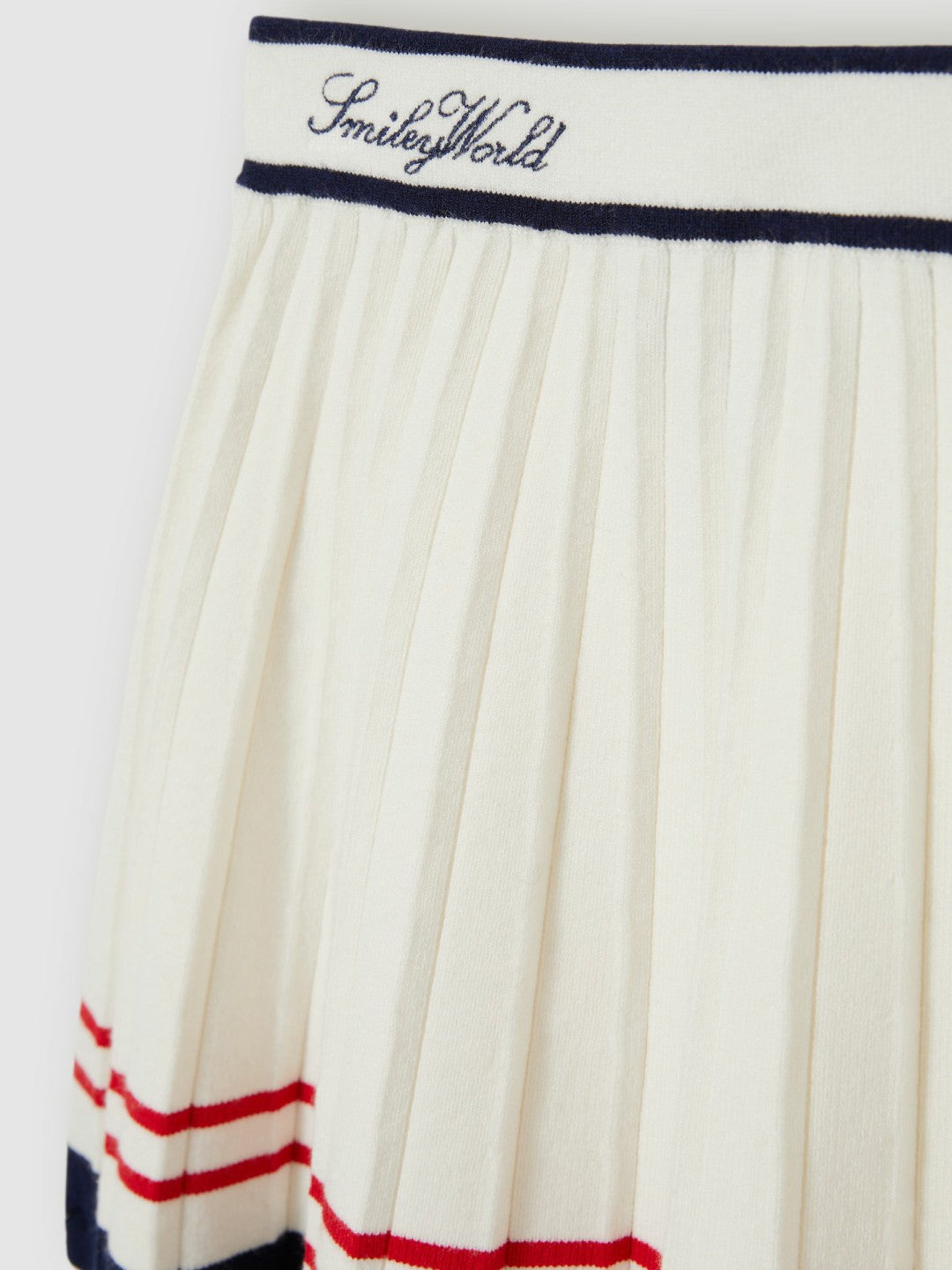 13-14 yrs SmileyWorld Tennis Skirt in Off White | Reiss Children & Baby Best Seller