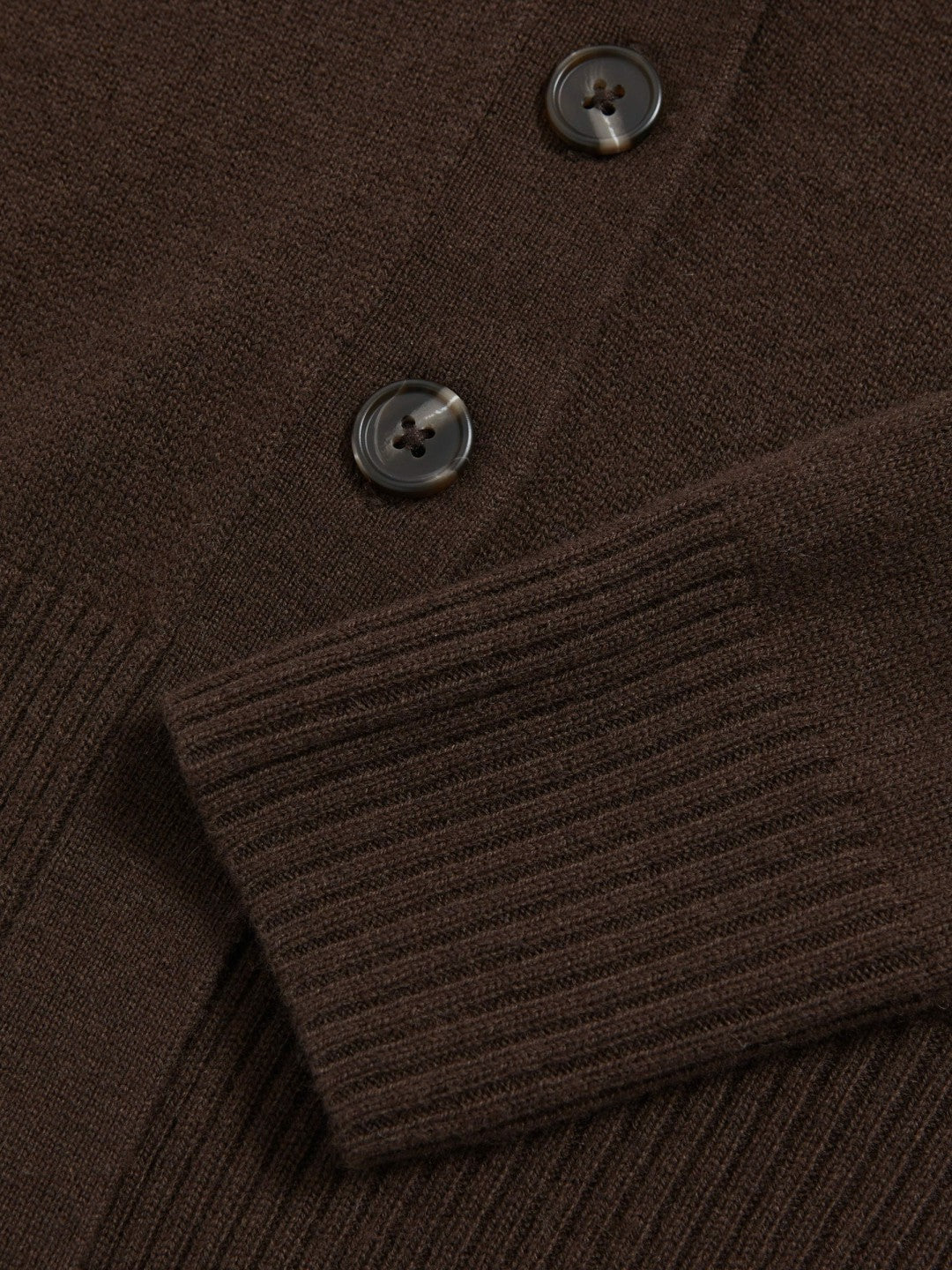 13-14 yrs Wool-Blend Fitted Cardigan With Cashmere in Brown | Reiss Children & Baby Trending