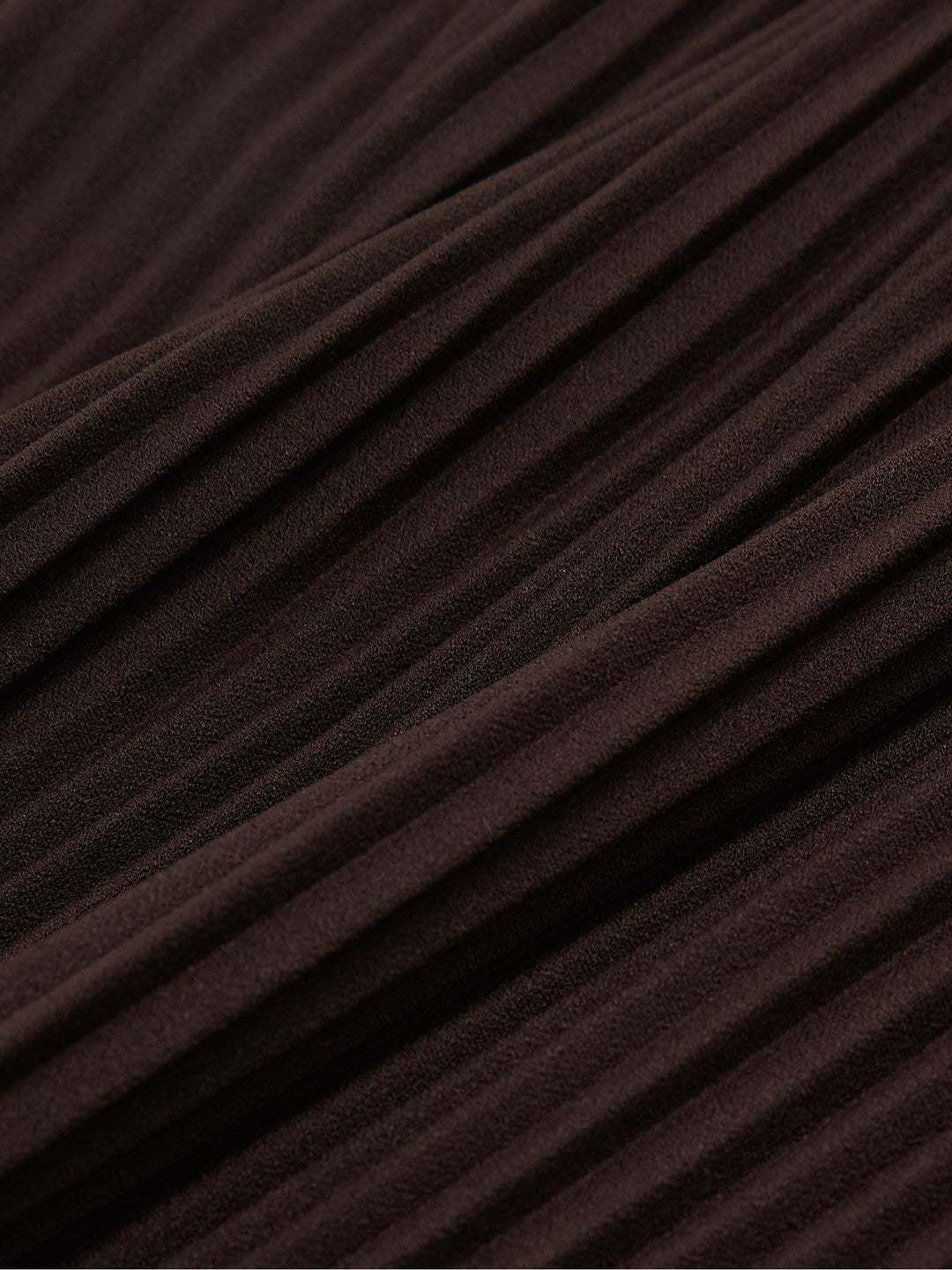 Pleated Jersey Midi Skirt in Burgundy | Reiss Women Premium