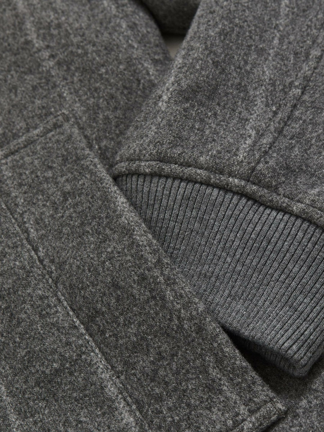 Wool-Blend Chalk-Stripe Bomber Jacket in Grey | Reiss Men Popular