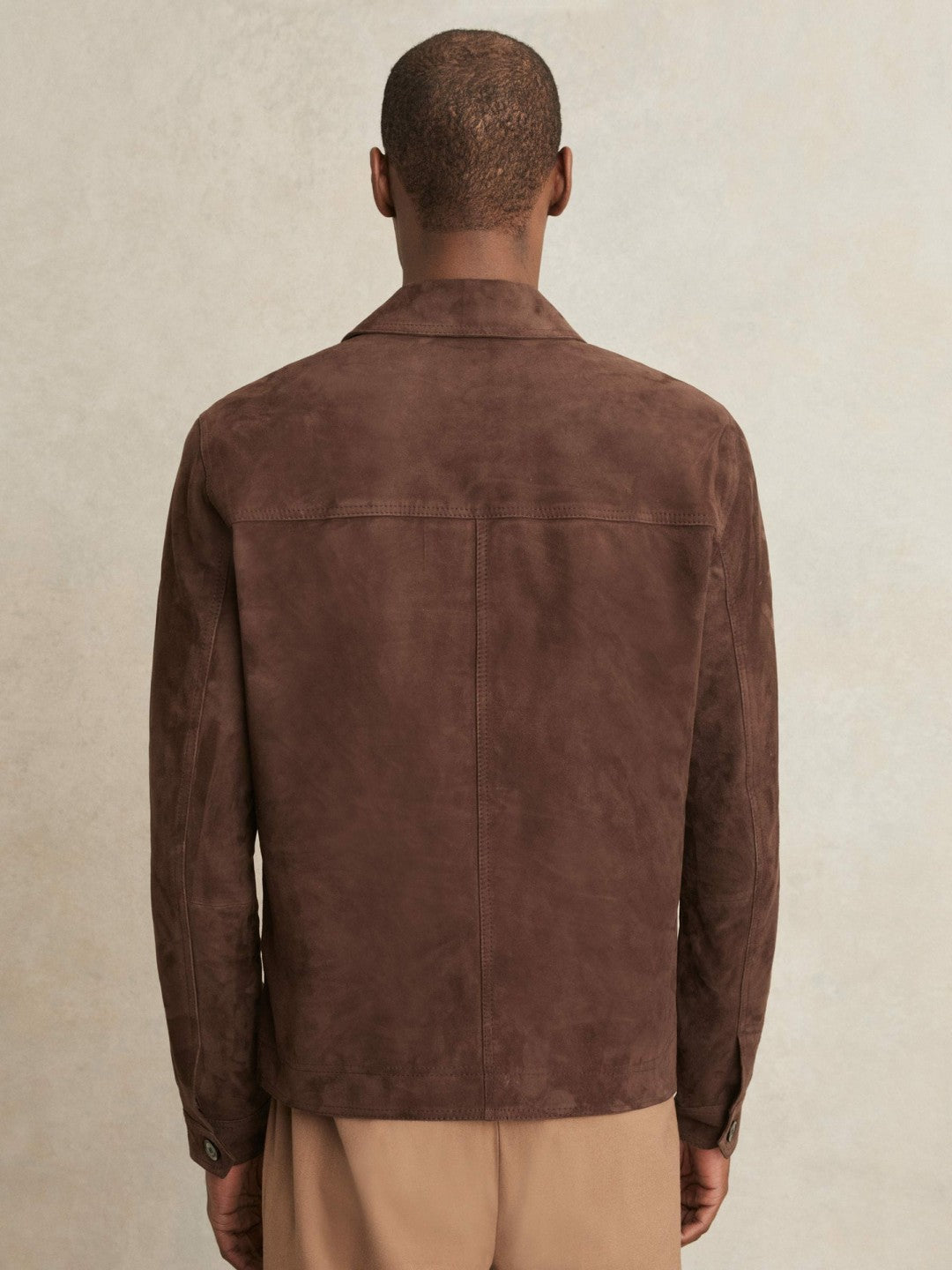Jacket in Chocolate Brown | Reiss Men Trending