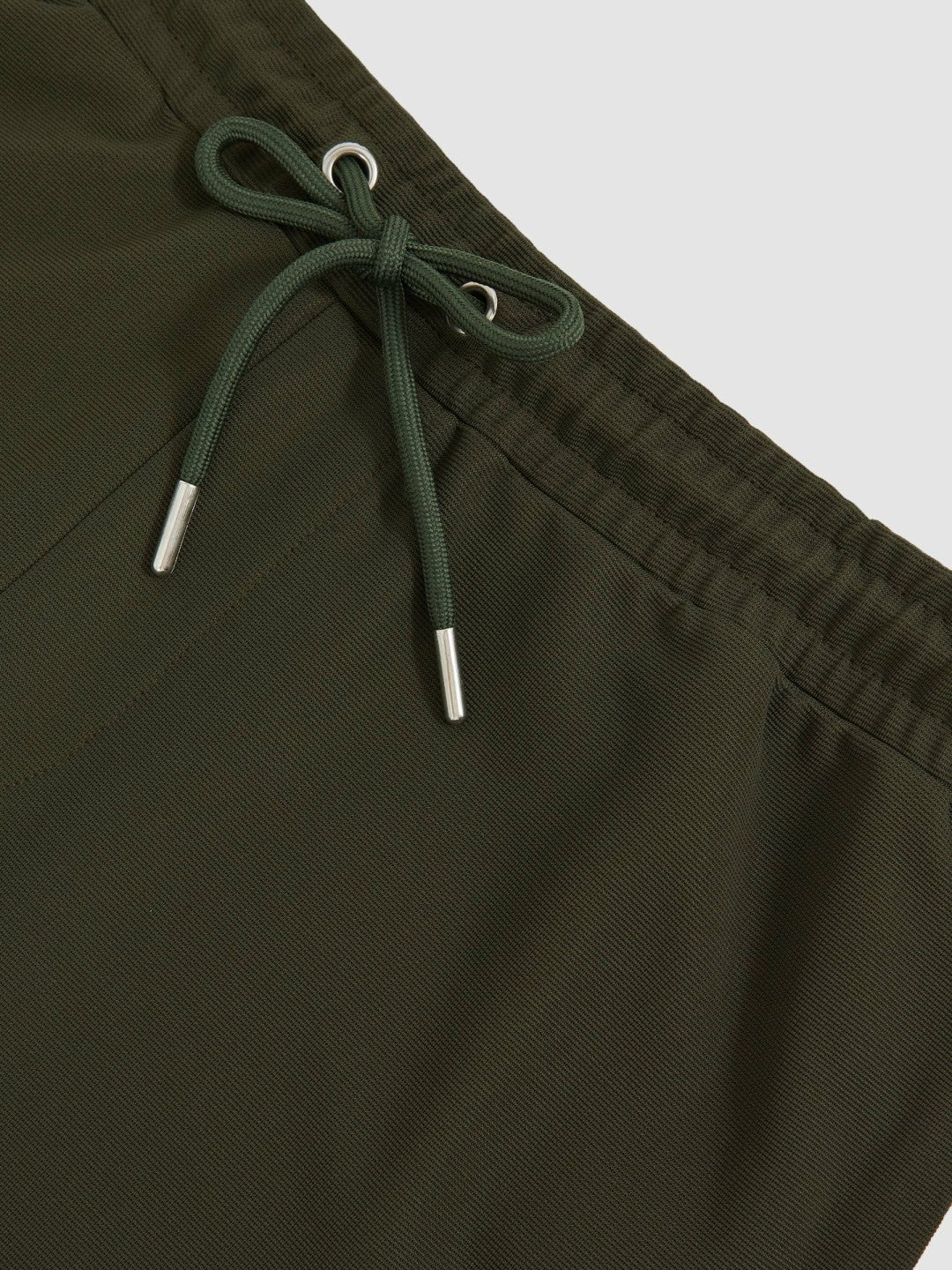 Textured Drawstring Shorts in Green | Reiss Men Trending