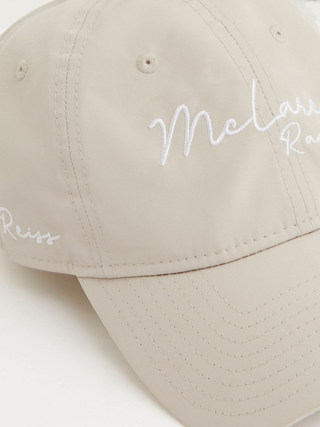 McLaren Racing Logo Embroidered Cap Unisex Fit in Stone | Reiss Men Best Seller