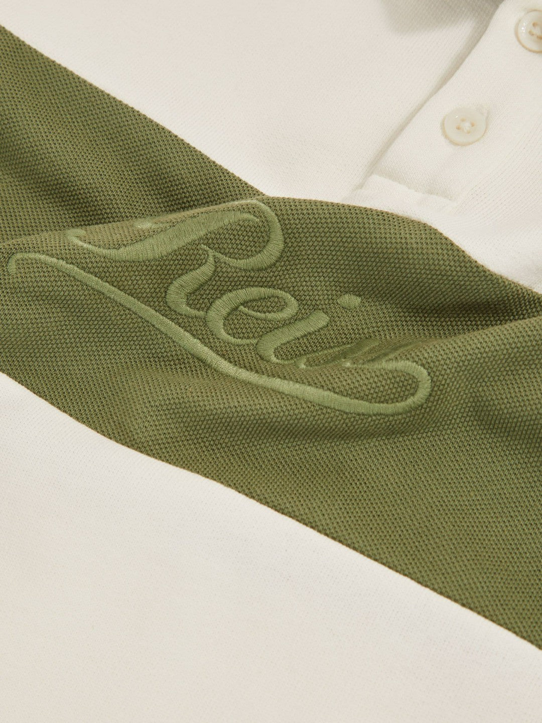 9-13 yrs Cotton Logo-Embroidery Rugby Polo Shirt in Forset Green/White | Reiss Children & Baby Signature