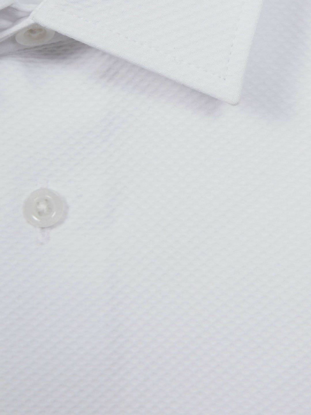 3-9 yrs Slim Fit Textured Bib Dinner Shirt in White | Reiss Children & Baby Signature