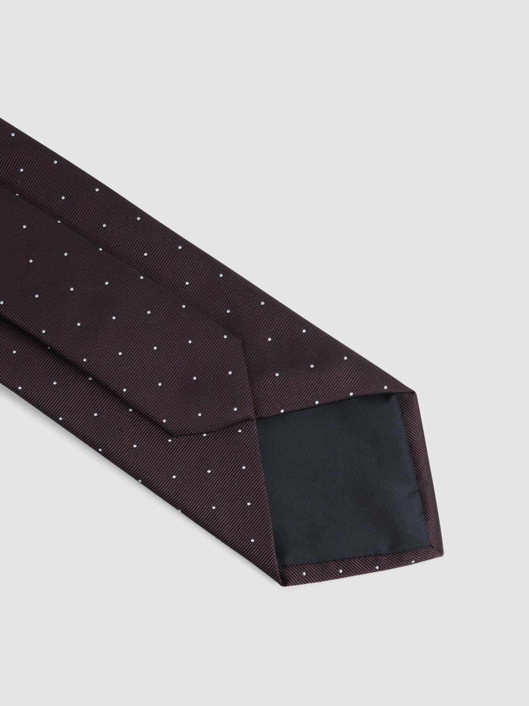 Polka Dot Silk Tie in Burgundy | Reiss Men Recommended