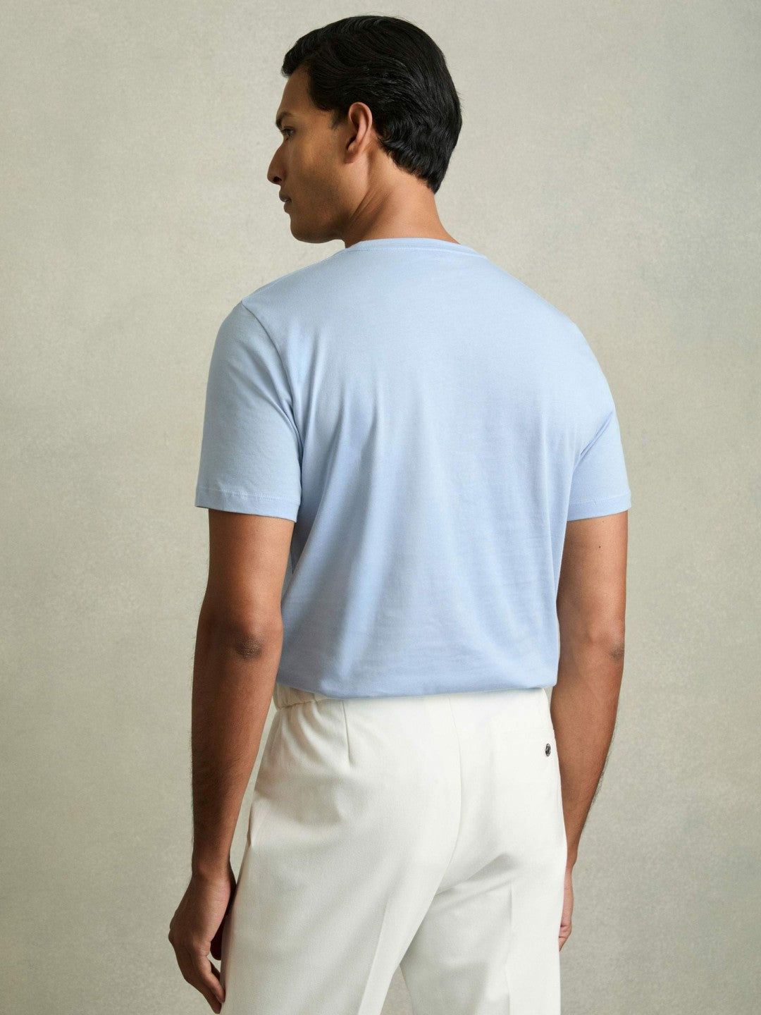 Cotton-Jersey Crew-Neck T-shirts 3 Pack in Neutral | Reiss Men Signature